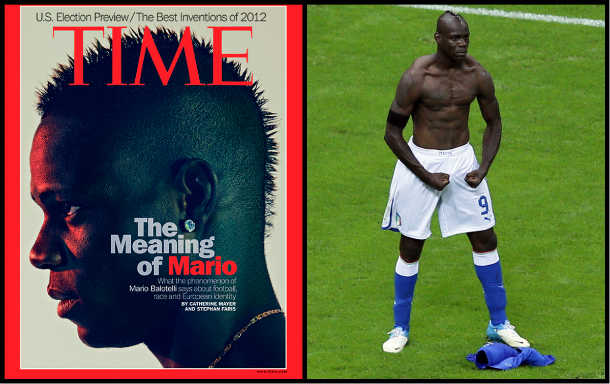 Mario Balotelli var omslagspojke i nya Time Magazine och berättade att han har Mike Tyson som förebild.